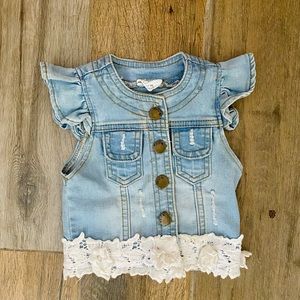 Boutique denim vest
